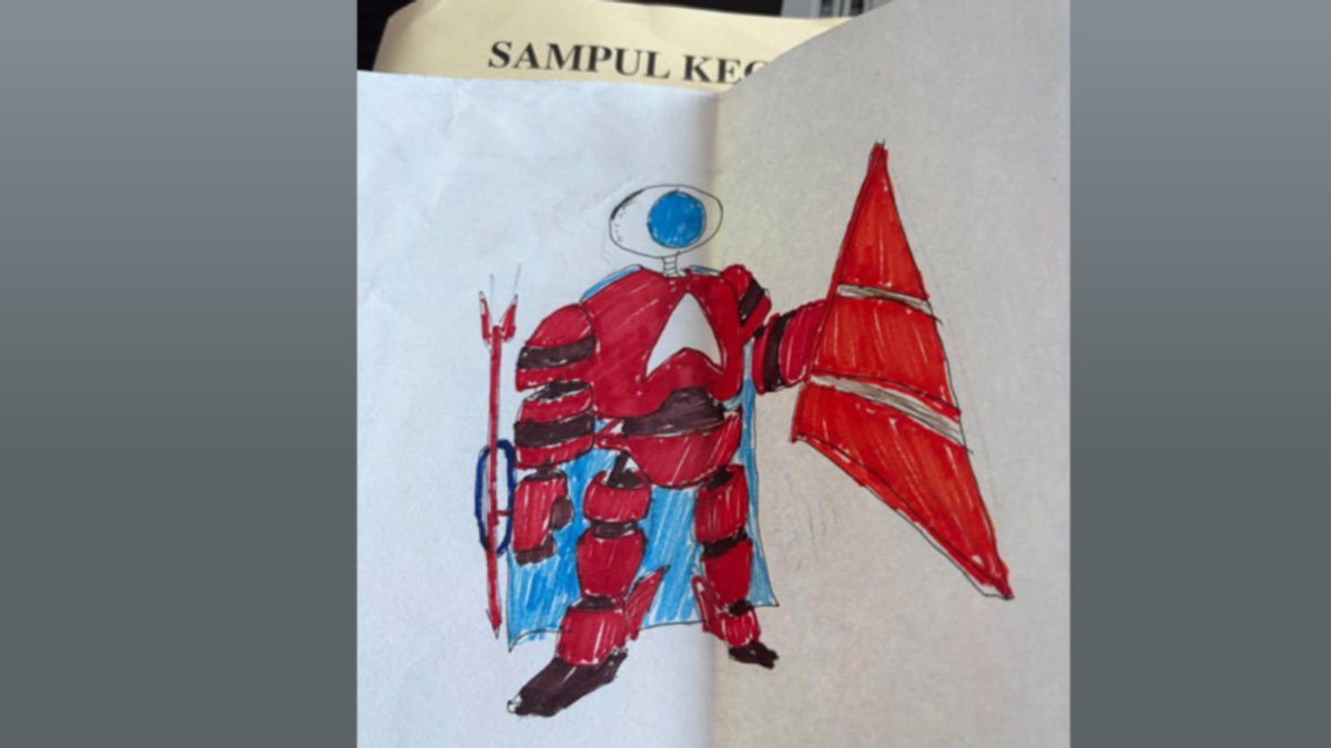 Prime Minister Anwar Ibrahim treasures special needs child's artwork from Negri Sembilan Temu Anwar gathering