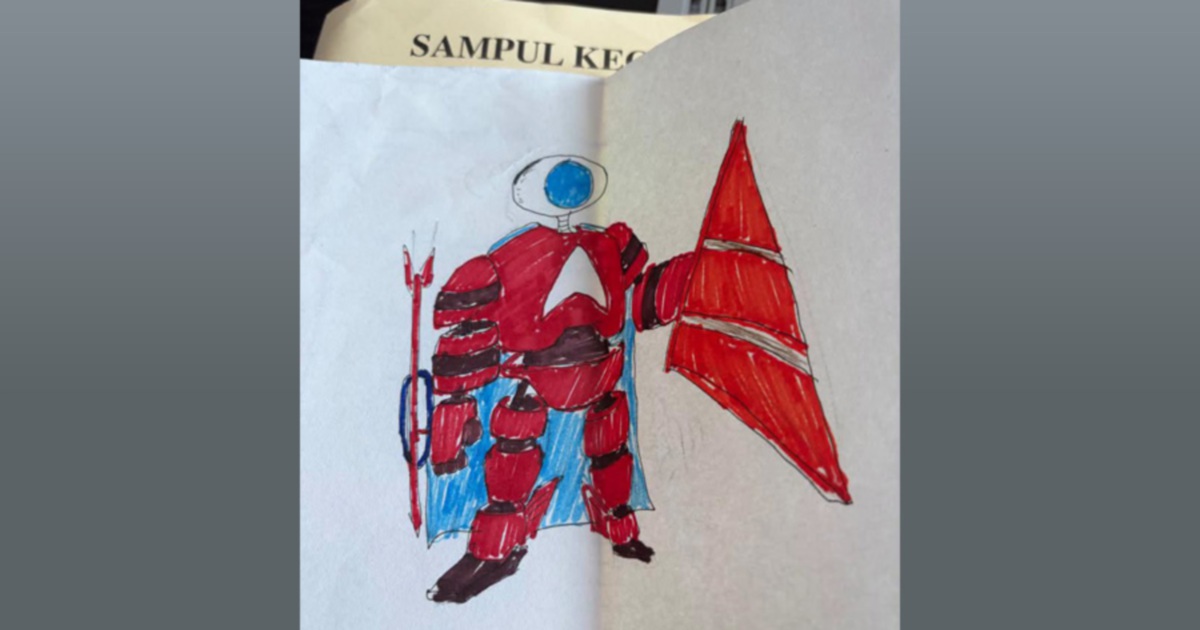 Prime Minister Anwar Ibrahim treasures special needs child's artwork from Negri Sembilan Temu Anwar gathering