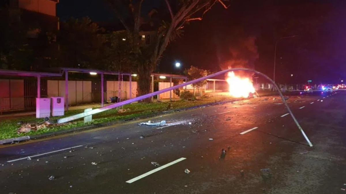 Singapore man charged after drink-driving rampage leaves school bus passengers injured