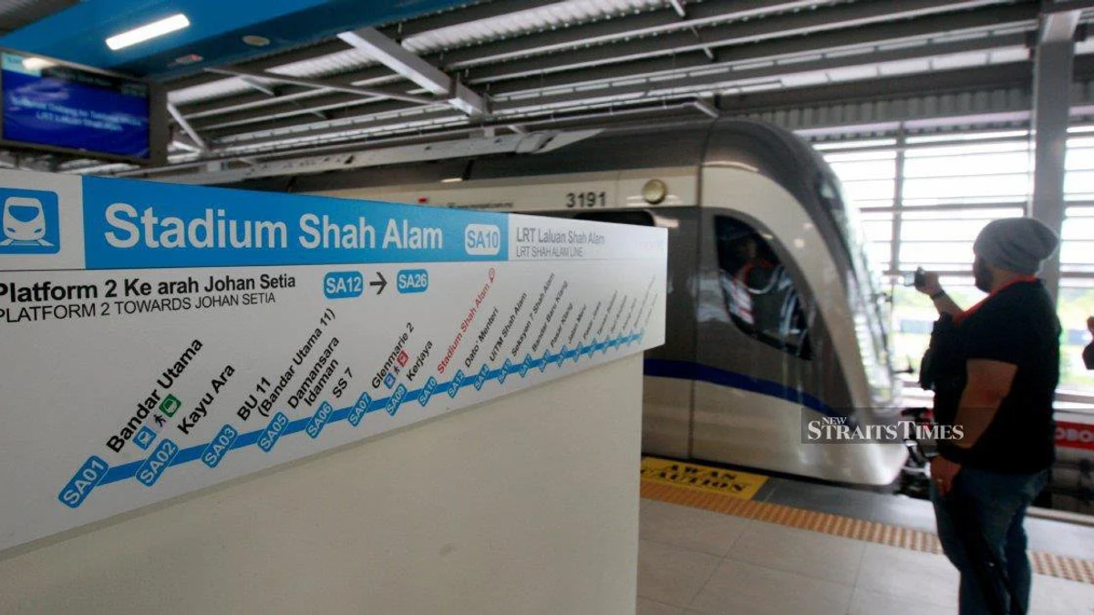 PM Anwar to Inaugurate LRT3 Shah Alam Extension This Sunday