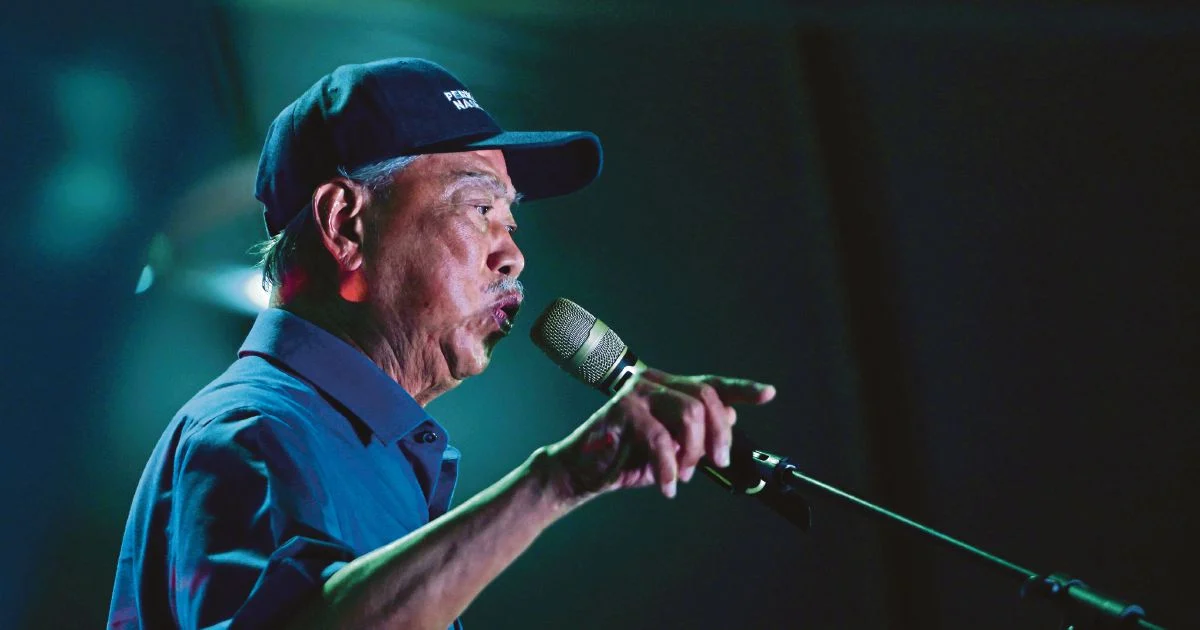Johor Election: Muhyiddin Unbothered by PAS Withdrawal of Campaign Support