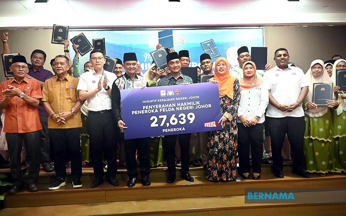Johor Resolves 99.99% of FELDA Land Title Applications in Major Push for Settler Rights