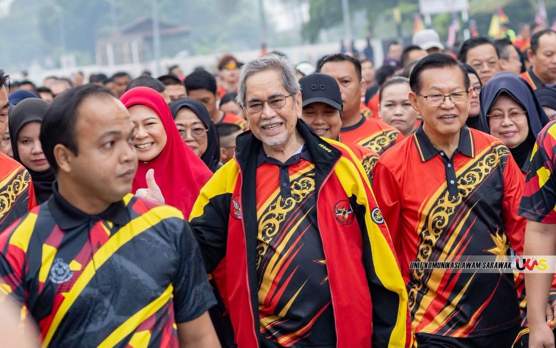 Over 10,000 Sarawakians Join Unity Walk Celebrating Sarawak Day in Sibu