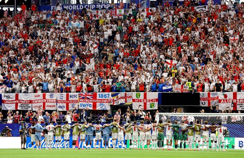 England edge past spirited DR Congo to face Mexico in knockout clash