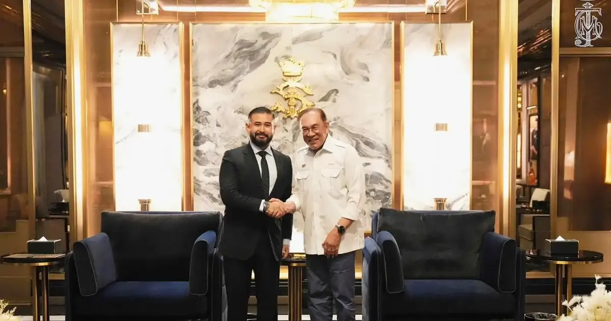 Anwar and Johor Regent Reaffirm Commitment to State-Federal Cooperation
