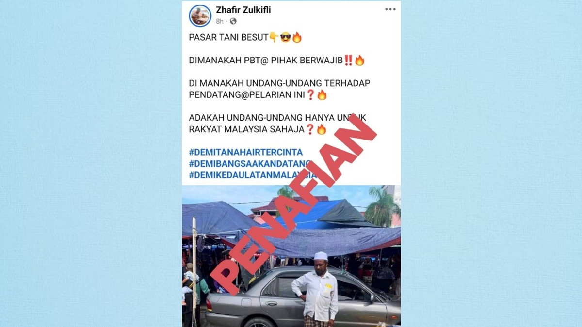 Terengganu FAMA Clarifies Foreign Trader Claims At Besut Market