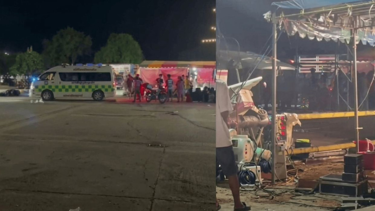 Six wounded in knife and gun attack at Thai shopping event