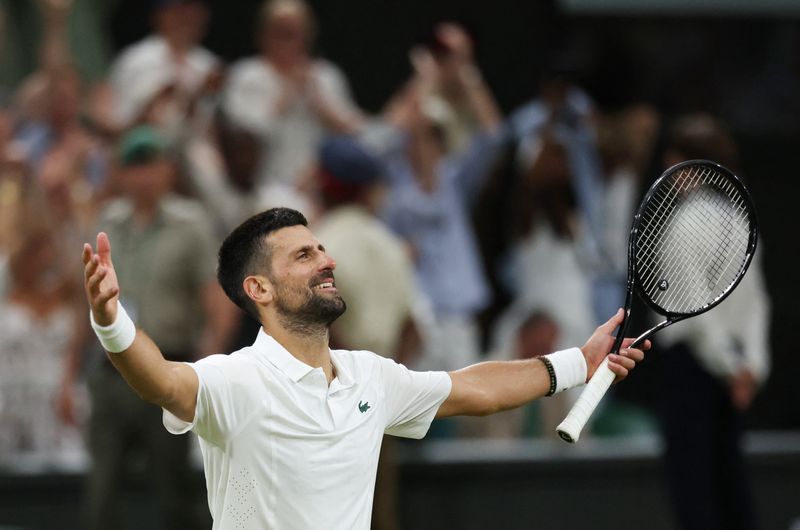 Djokovic Powers Past Auger-Aliassime in Epic Wimbledon Quarter-Final to Face Sinner