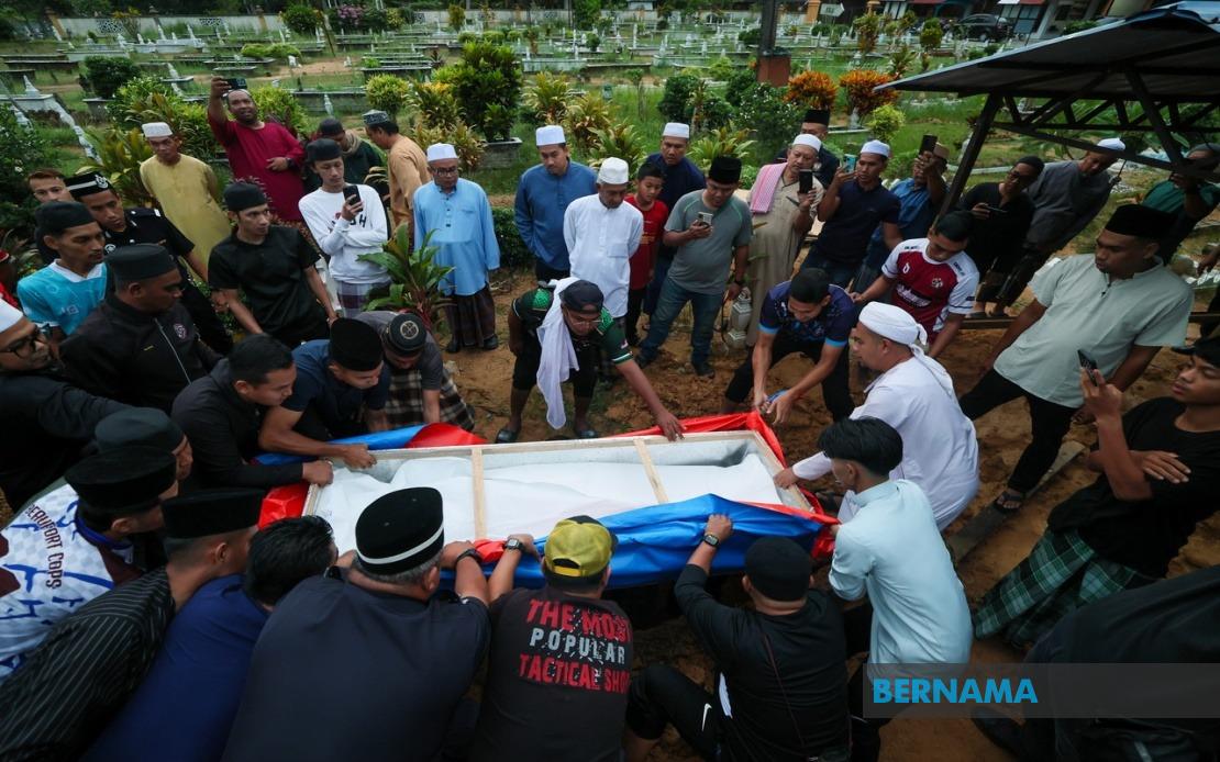 Police Corporal Mohamad Nur Hafiz Laid To Rest Following Electrocution Tragedy In Sabah