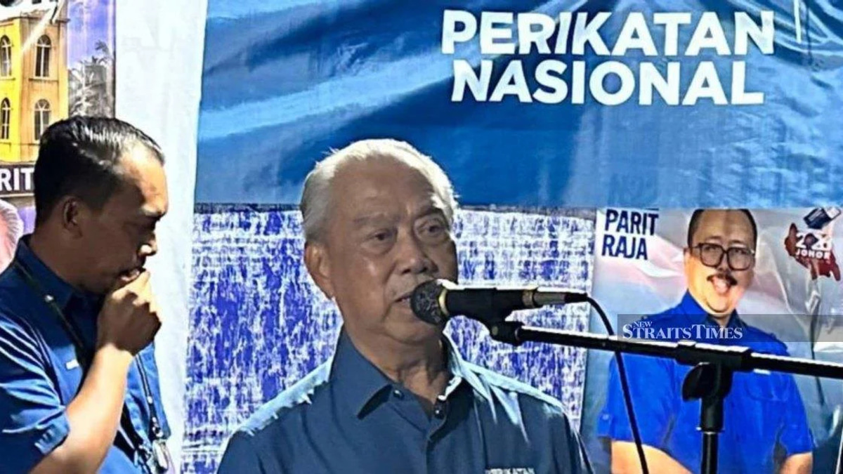 Johor Election: Muhyiddin Acknowledges PN's Struggles to Secure Majority