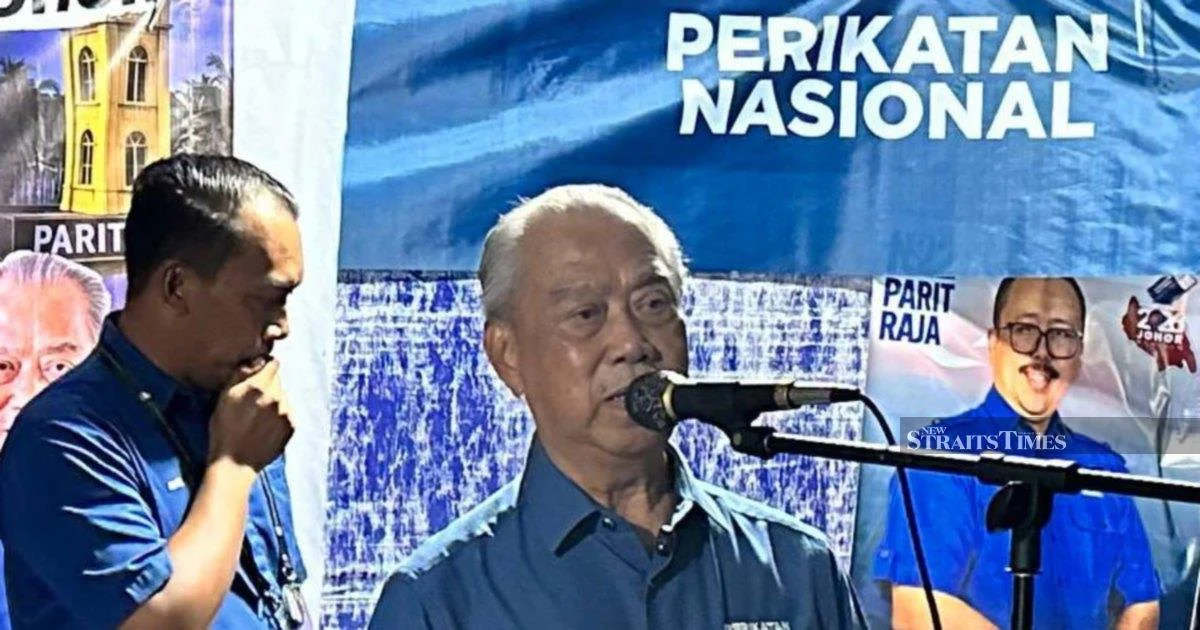 Johor Election: Muhyiddin Acknowledges PN's Struggles to Secure Majority