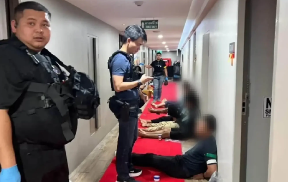 Thai Police Dismantle Alleged Casino and Drug Operation at Nonthaburi Hotel Catering to Chinese Clients