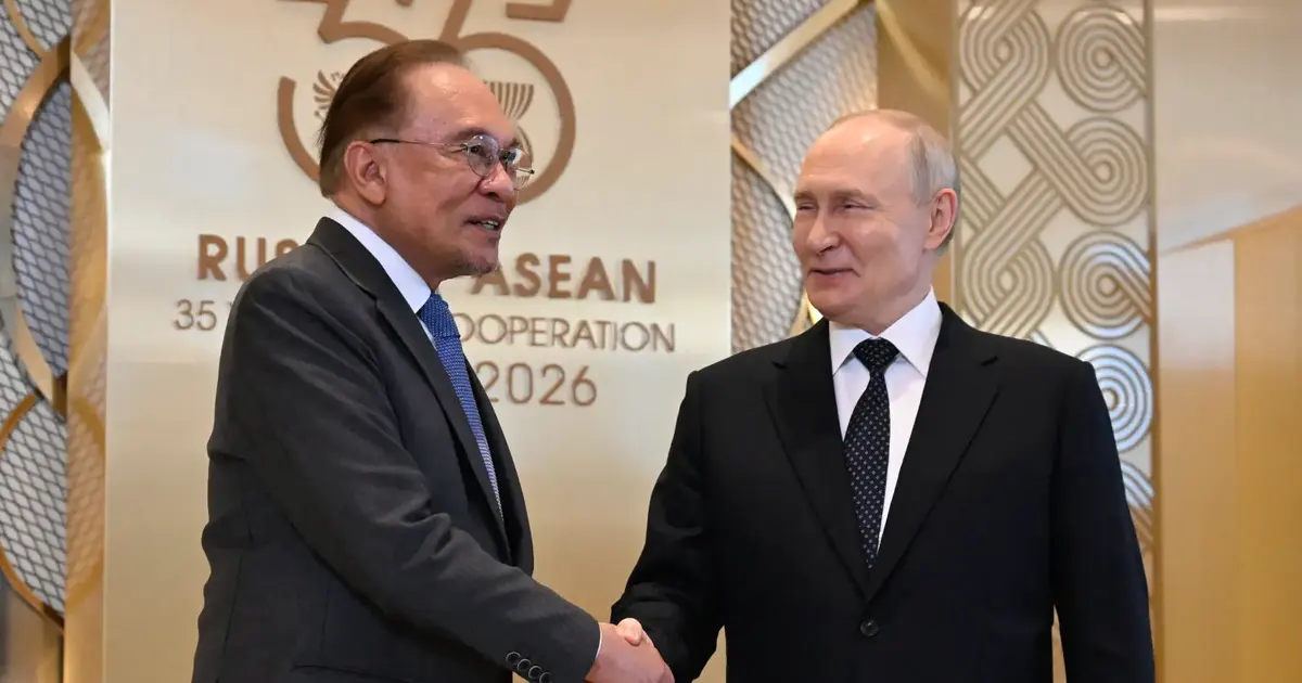Putin pledges two decades of energy supplies to Malaysia amid regional energy security concerns