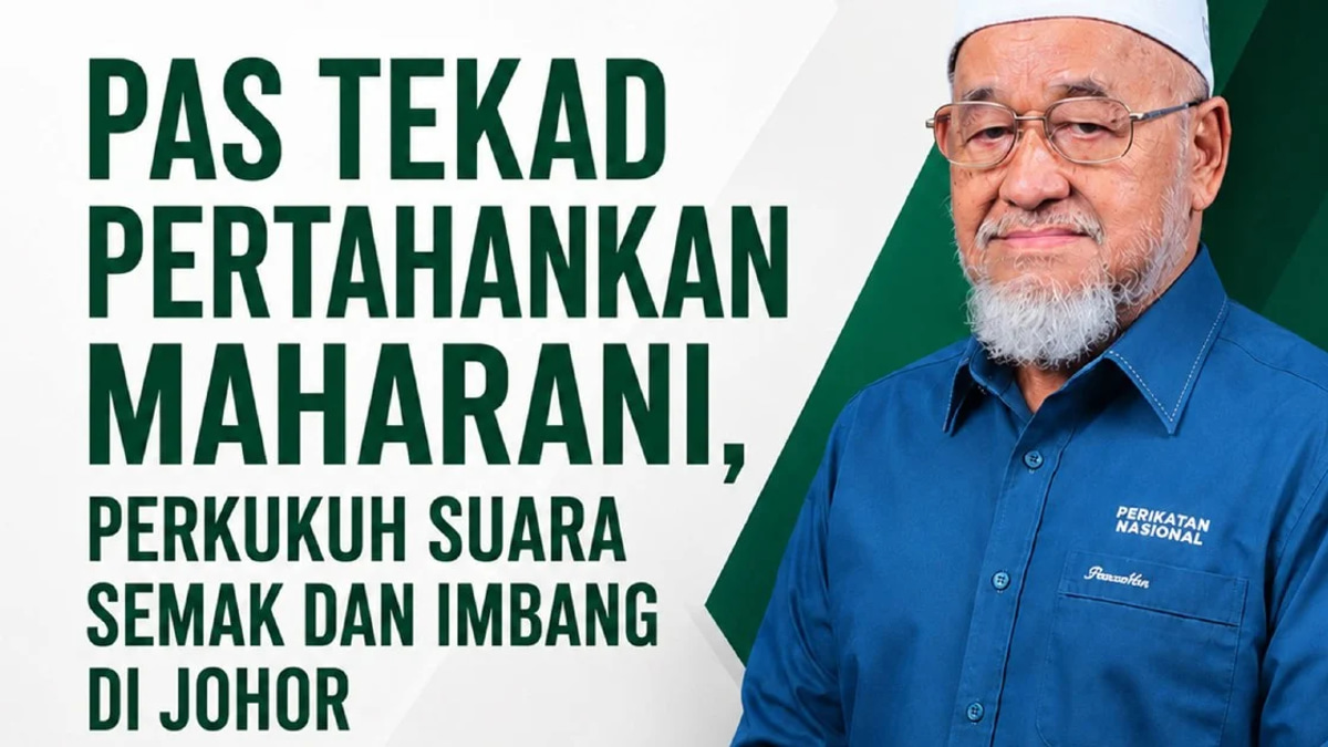 Johor PAS makes final push to retain only state seat in Maharani