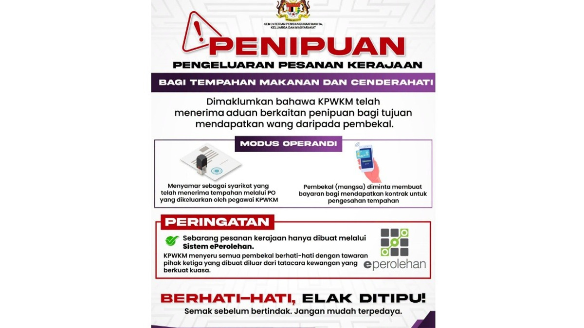 Women's Ministry Alerts Suppliers to Procurement Scams Using Fake Government Orders