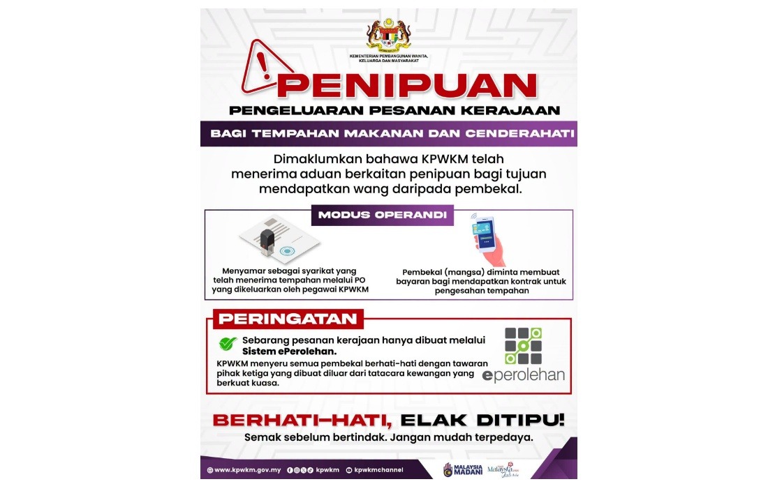 Women's Ministry Alerts Suppliers to Procurement Scams Using Fake Government Orders