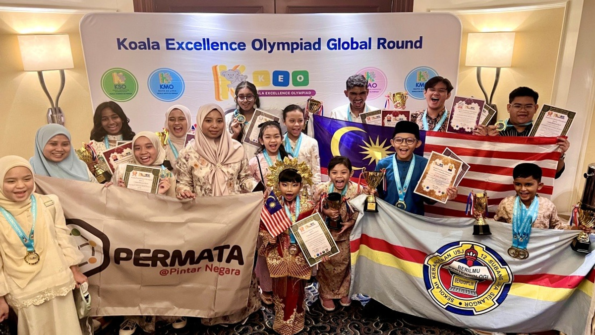 Malaysian Students Excel at International Koala Excellence Olympiad, Securing 22 Medals in Macau