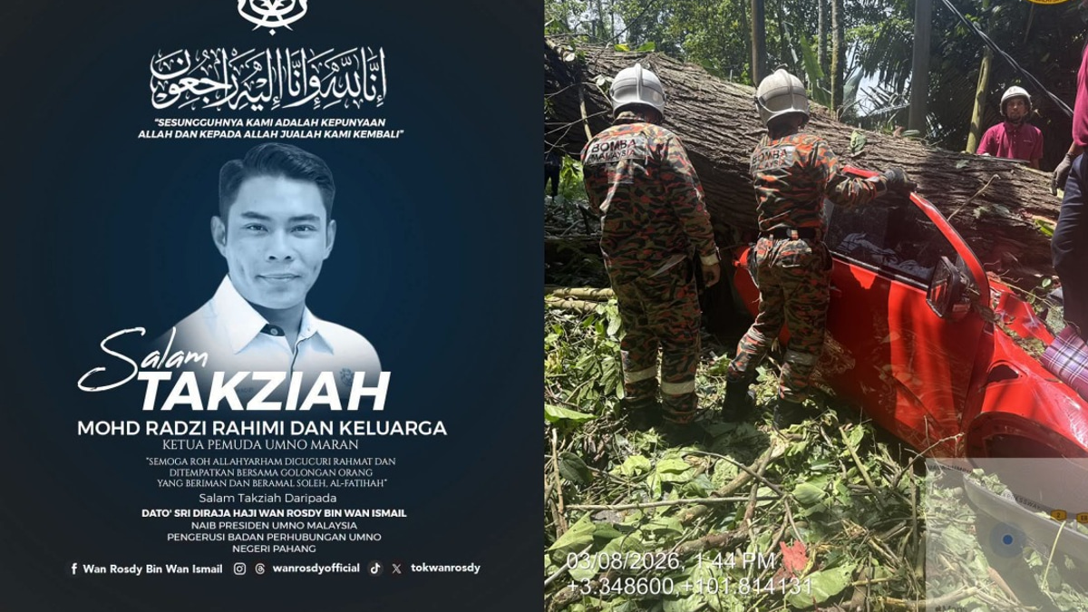 Pahang Mourns Loss of Youth Leader Mohd Radzi in Tragic Tree-Fall Incident