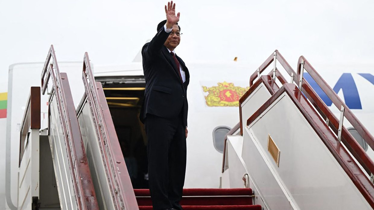 Myanmar's Military Leader Min Aung Hlaing Visits Moscow to Deepen Russian Ties
