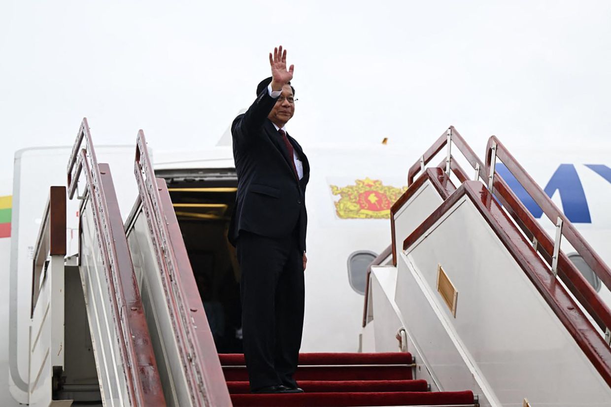 Myanmar's Military Leader Min Aung Hlaing Visits Moscow to Deepen Russian Ties