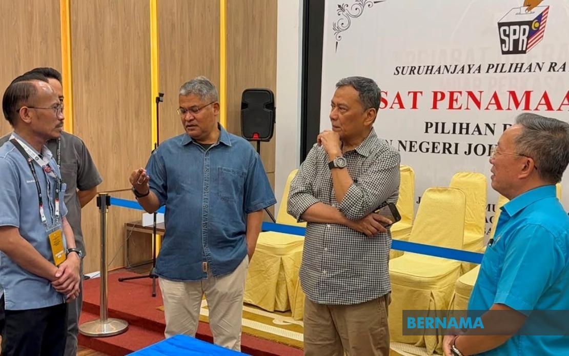 Election Commission Puts Final Touches On Johor Nomination Process Ahead Of Tomorrow's Contests