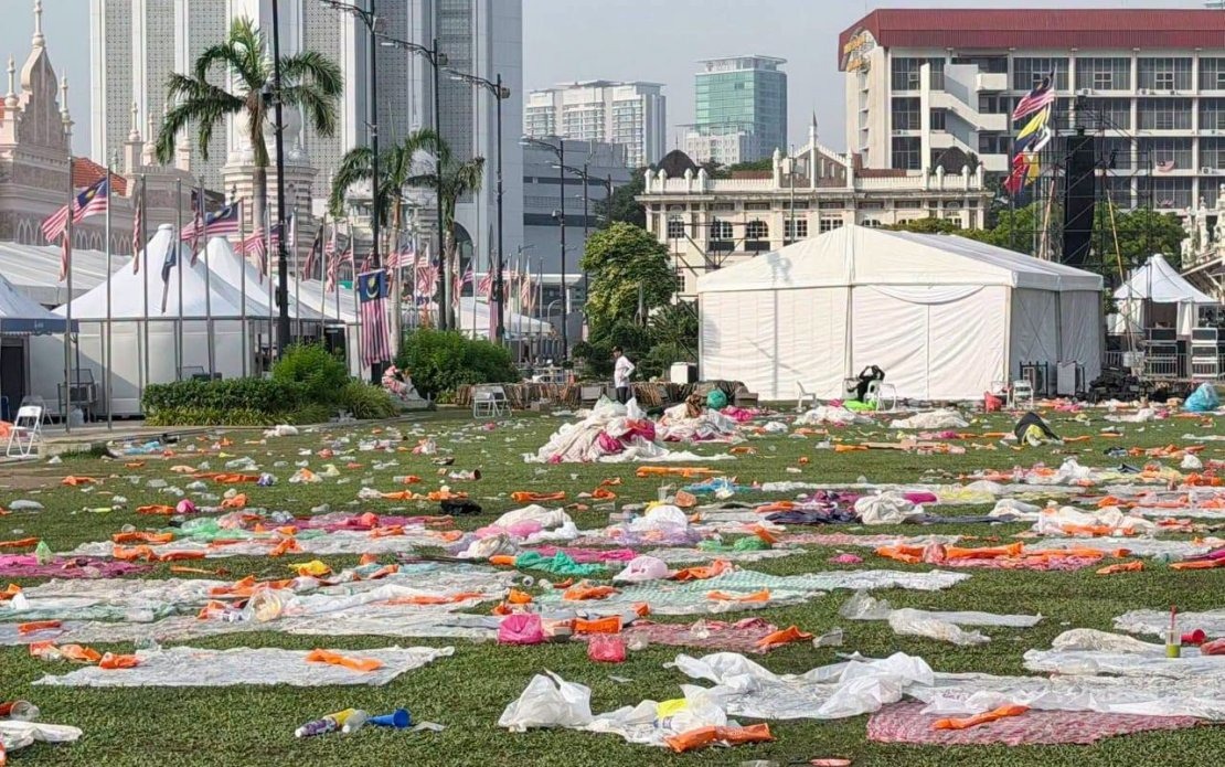DBKL Launches Major Clean-Up at Dataran Merdeka Following World Cup Final Gathering