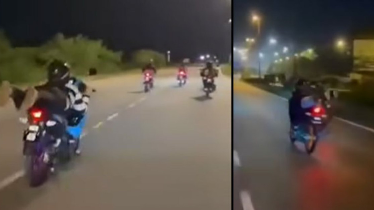 Three Teenage Girls Arrested for Dangerous 'Superman' Motorcycle Stunts on Kuantan Road