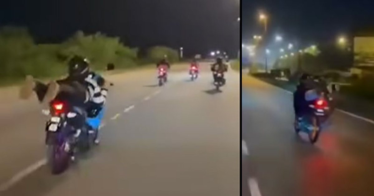 Three Teenage Girls Arrested for Dangerous 'Superman' Motorcycle Stunts on Kuantan Road