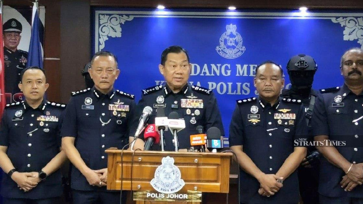 Police Seize RM3.04m Methamphetamine Cache in Johor Baru, Arrest Eight Including Teenage Drug Courier