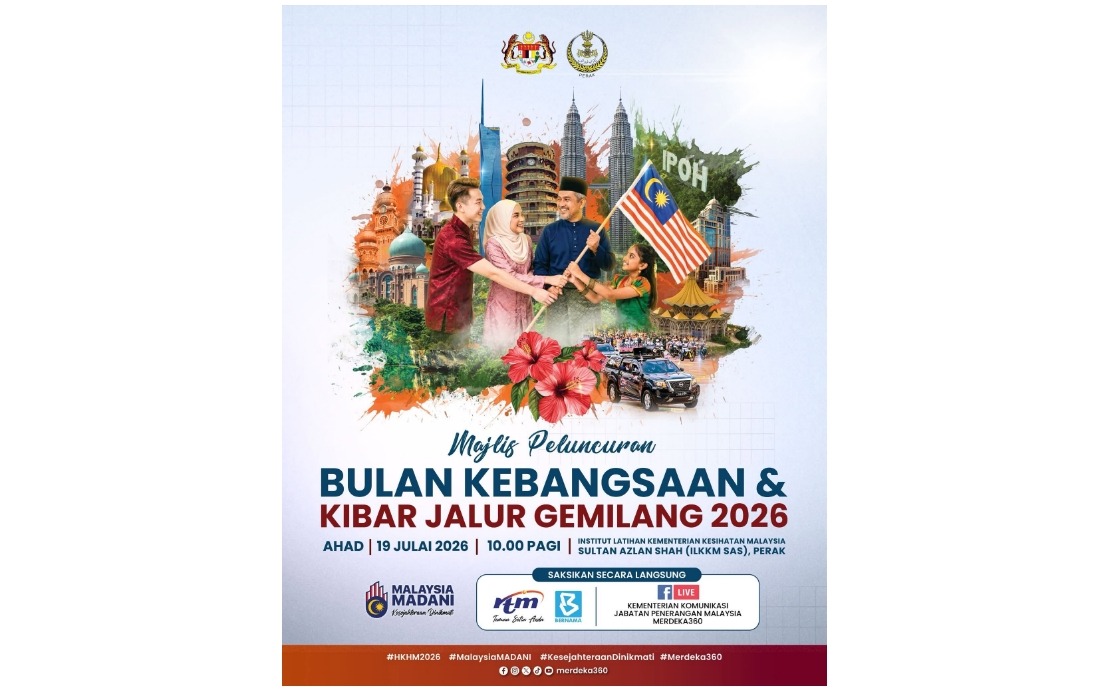 Jalur Gemilang 2026 Campaign Kicks Off July 19 In Perak, Signalling Start Of National Month Festivities