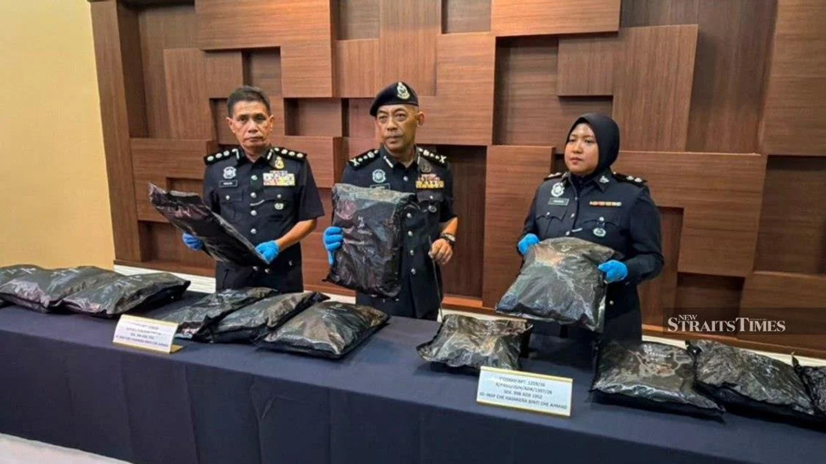Student Drug Courier Held with RM1.17mil Cannabis Cache at Bukit Kayu Hitam Border