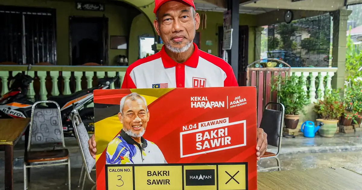Klawang's Bakri Sawir Confident of Victory Without Umno Support