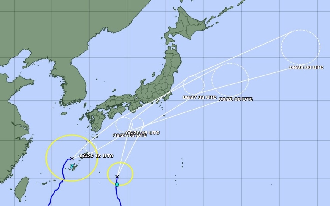 Japan Braces for Twin Typhoon Onslaught as Millions Evacuated