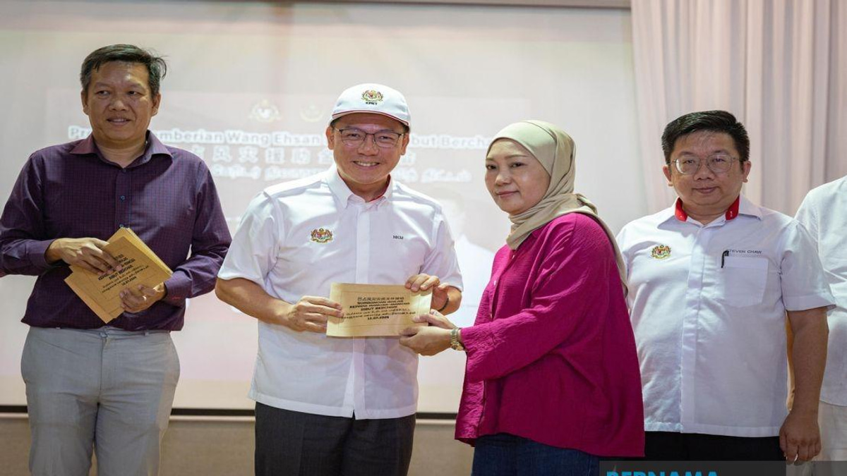 Bercham Storm Relief: 554 Families Receive RM1.8 Million in Combined Aid