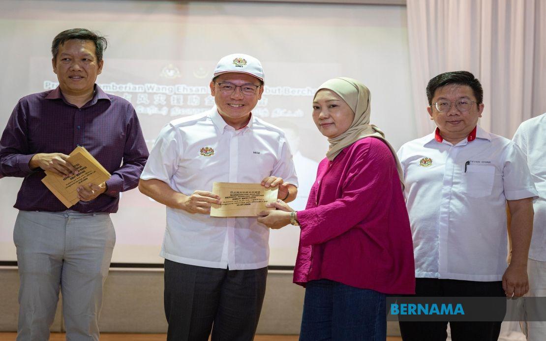 Bercham Storm Relief: 554 Families Receive RM1.8 Million in Combined Aid