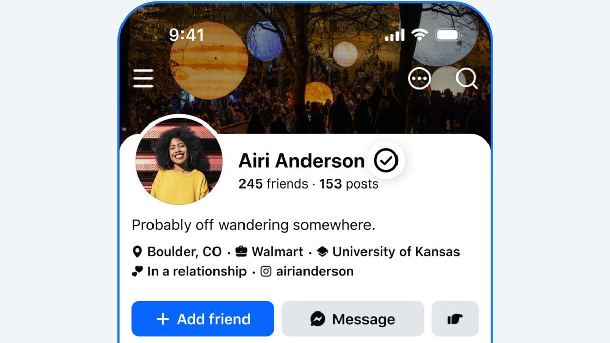 Meta Rolls Out Free Verification Badge for Facebook Users Across Select Markets