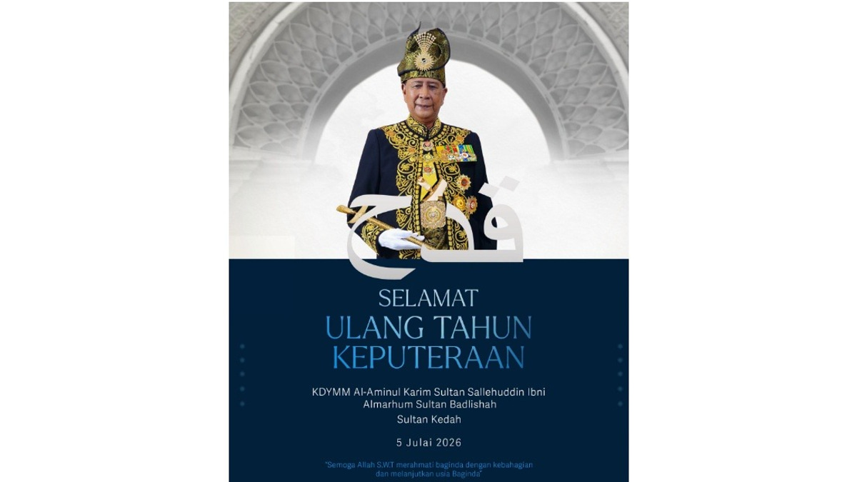 King Sultan Ibrahim Extends Birthday Greetings To Sultan Sallehuddin Of Kedah