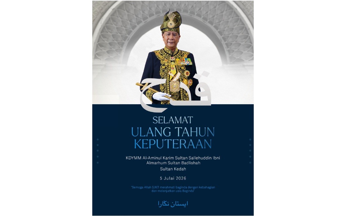 King Sultan Ibrahim Extends Birthday Greetings To Sultan Sallehuddin Of Kedah