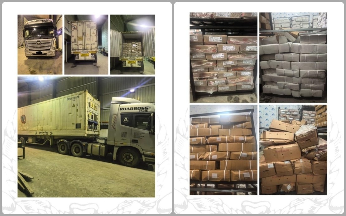 RM6.19 Million Worth of Illegally Imported Frozen Pork Seized in Miri