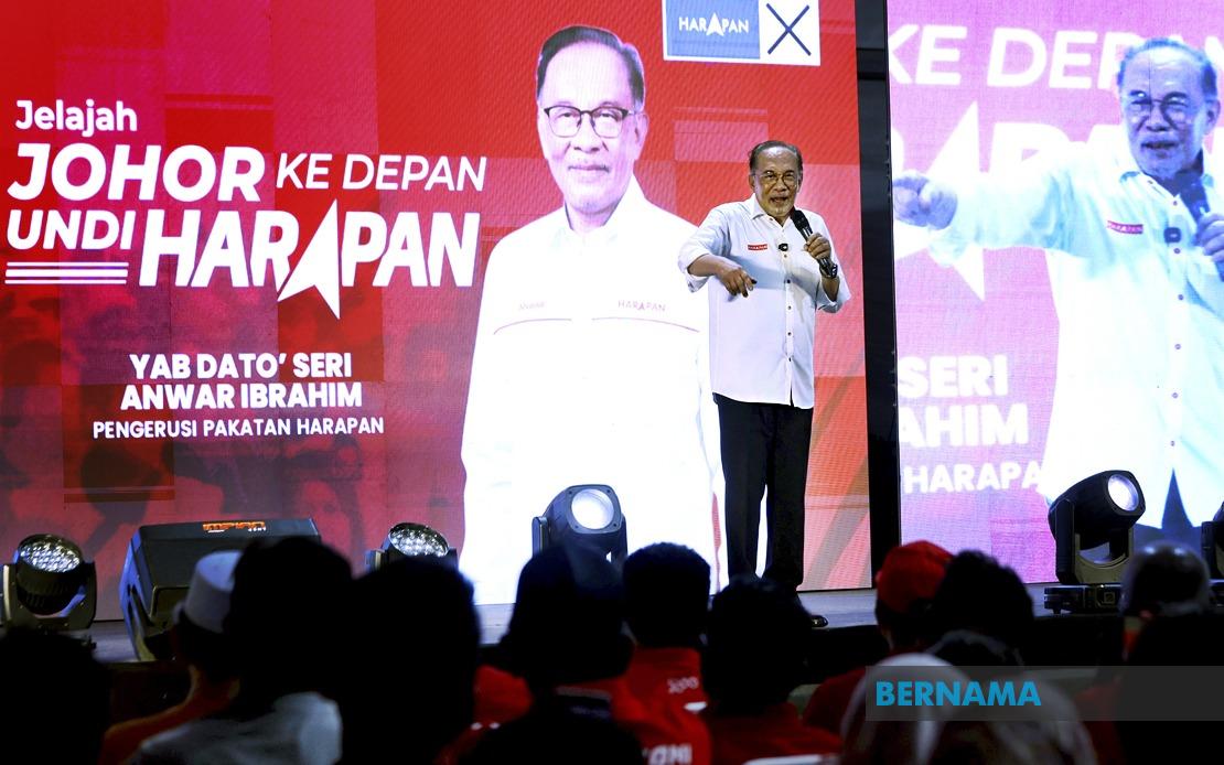 Anwar Vows Zero Tolerance For Corruption, Pledges Clean Leadership Regardless of Race