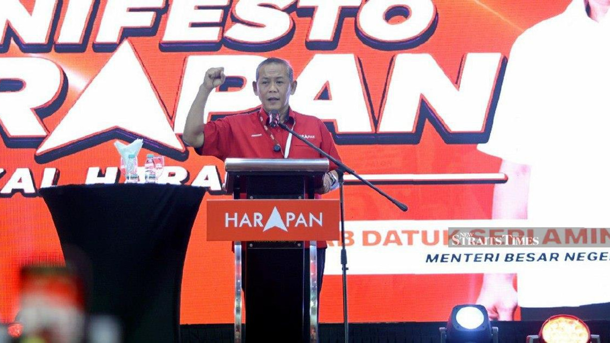 Aminuddin accuses BN of lifting PH manifesto for Negri Sembilan election