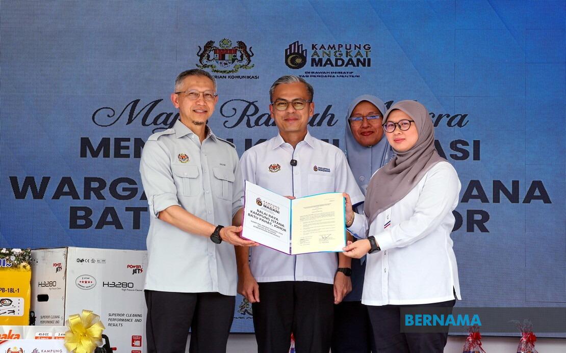 Johor Election About State's Future, Not Individuals, Says Fahmi