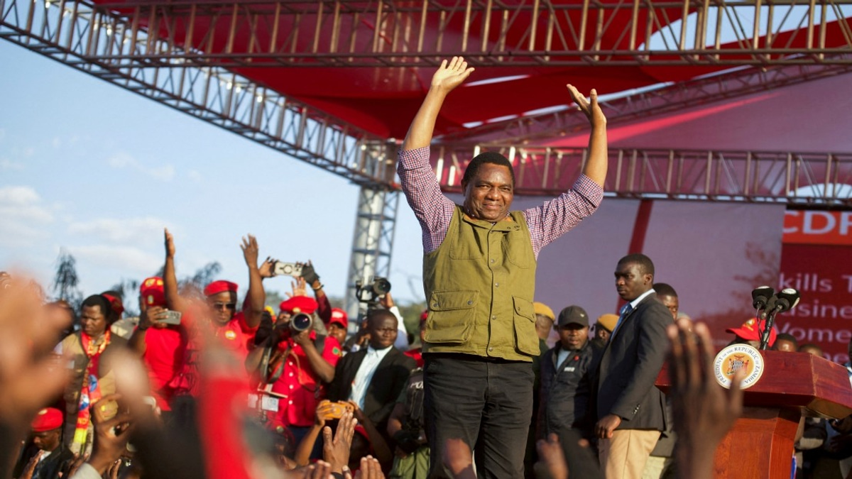 Hichilema Surges Toward Second Term as Zambian President with Commanding Electoral Lead