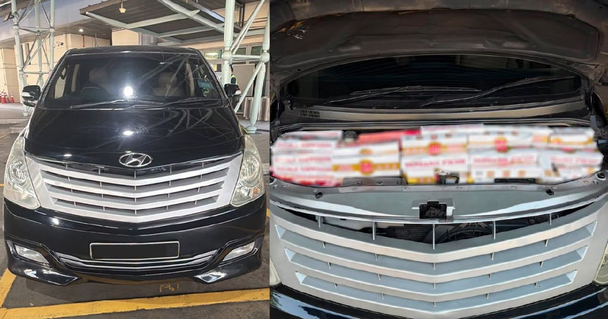 Malaysian man detained at Woodlands checkpoint with 600 cartons of smuggled cigarettes