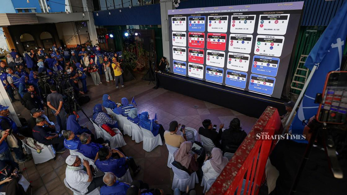 BN-PN Coalition Wins Landslide in Negri Sembilan, Securing Two-Thirds Majority with 25 Seats