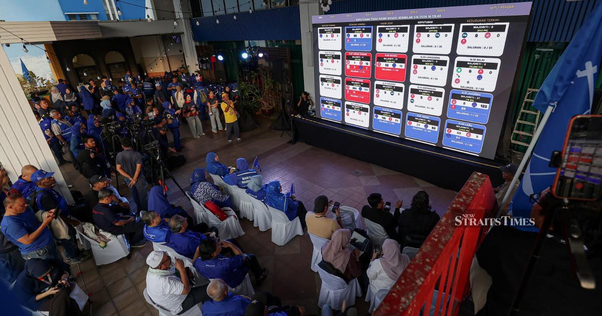 BN-PN Coalition Wins Landslide in Negri Sembilan, Securing Two-Thirds Majority with 25 Seats