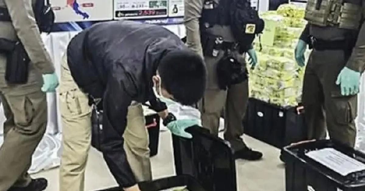 Malaysian Driver Arrested in Thailand with 166kg Methamphetamine Haul