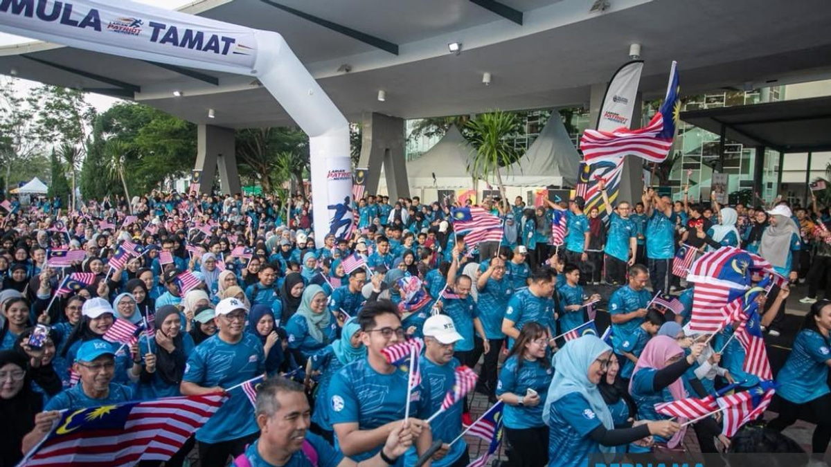 2,000 Participants Celebrate National Pride at Patriot Merdeka Run in Ipoh