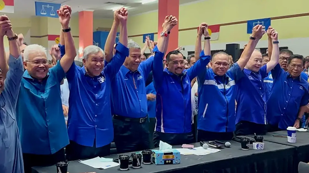 Barisan Nasional and Perikatan Nasional Leaders Mark Victory in Negeri Sembilan Election
