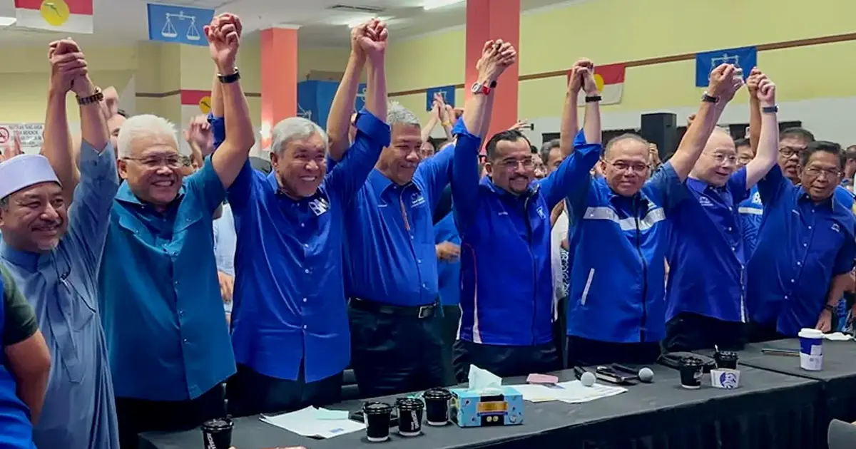 Barisan Nasional and Perikatan Nasional Leaders Mark Victory in Negeri Sembilan Election